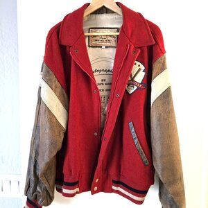 Louisville slugger baseball jacket made in USA